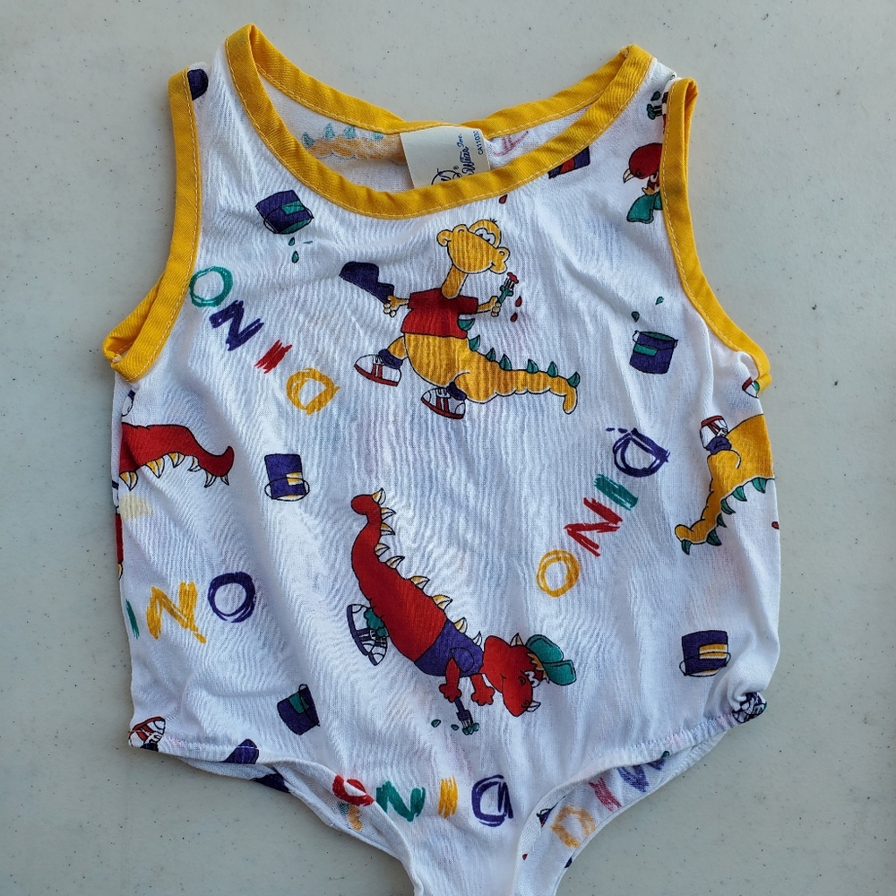 Dino romper, snaps, toddler Undercover Wear New - Picture 2 of 9